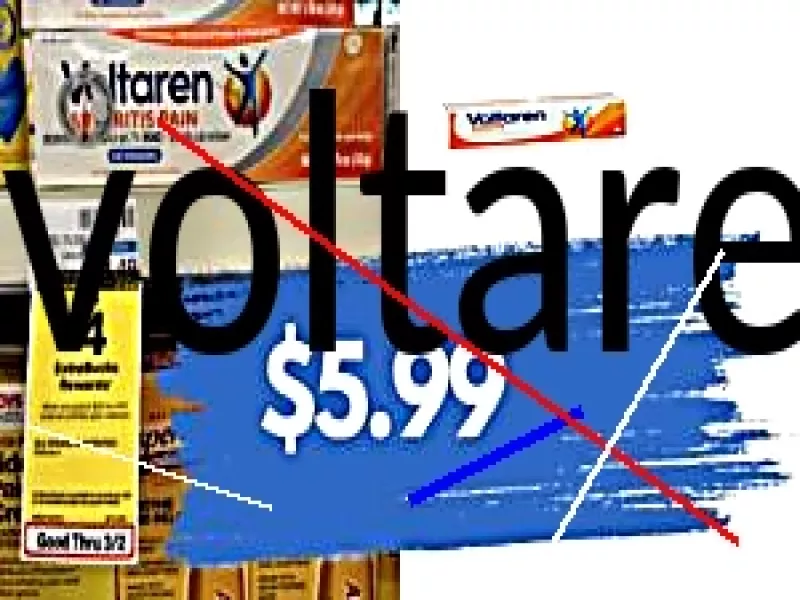 Voltaren patch prix